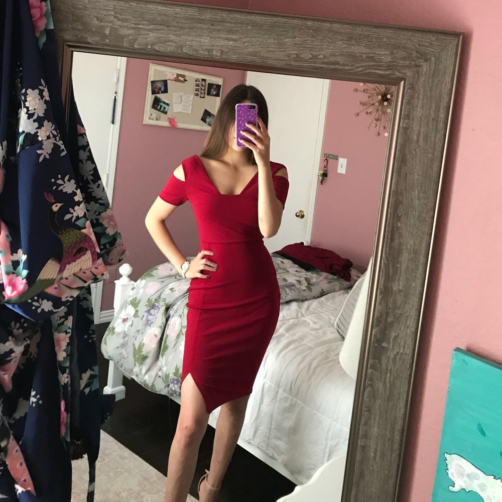 Red dress